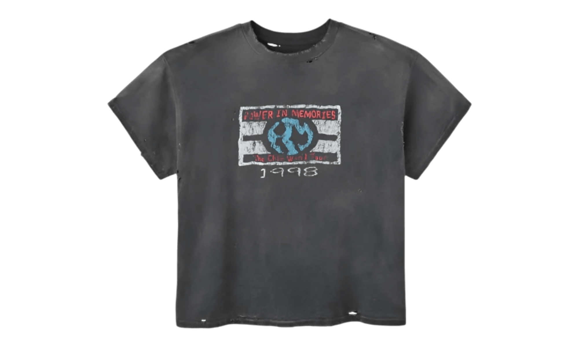 HMDD World Tour Washed Black Tee