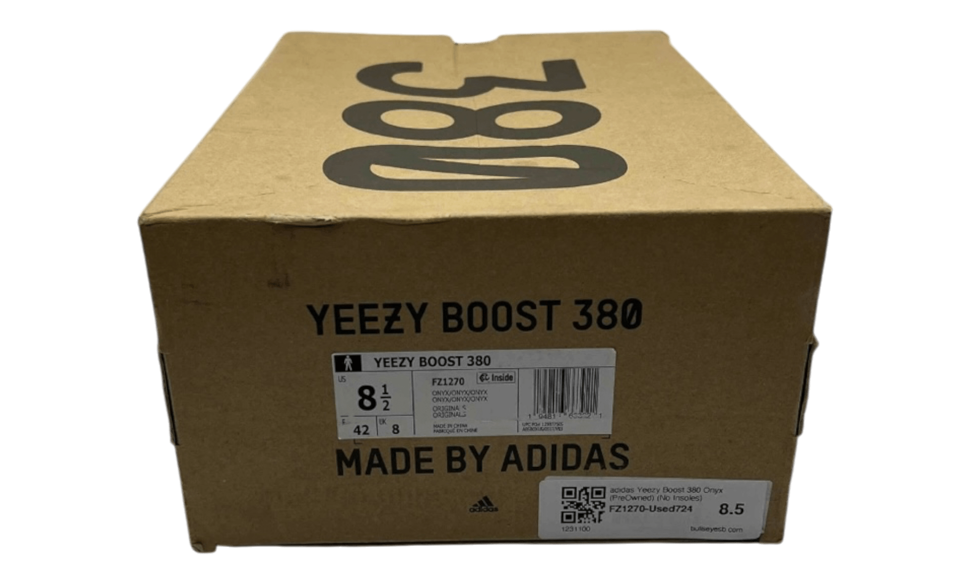 adidas Yeezy Boost 380 Onyx (PreOwned) (No Insoles)