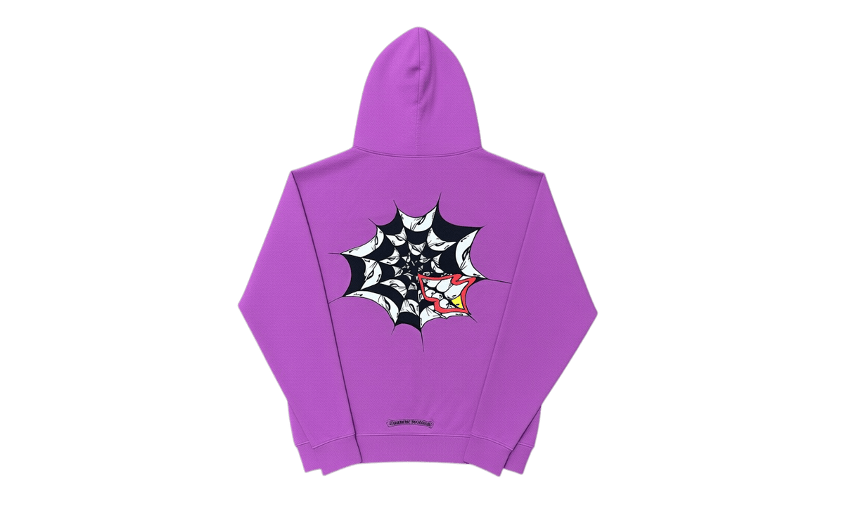 Chrome Hearts Matty Boy Spider Web Purple Hoodie (PreOwned) 