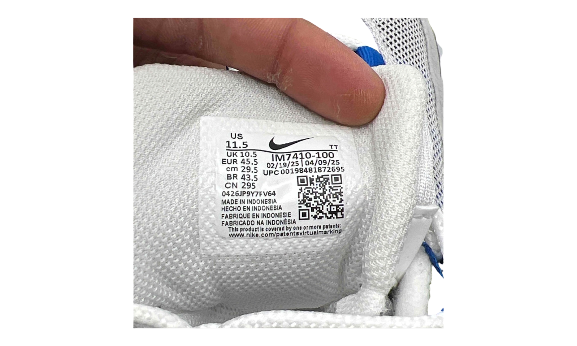 Nike Air Max 95 OG Big Bubble Blue Spark (PreOwned)