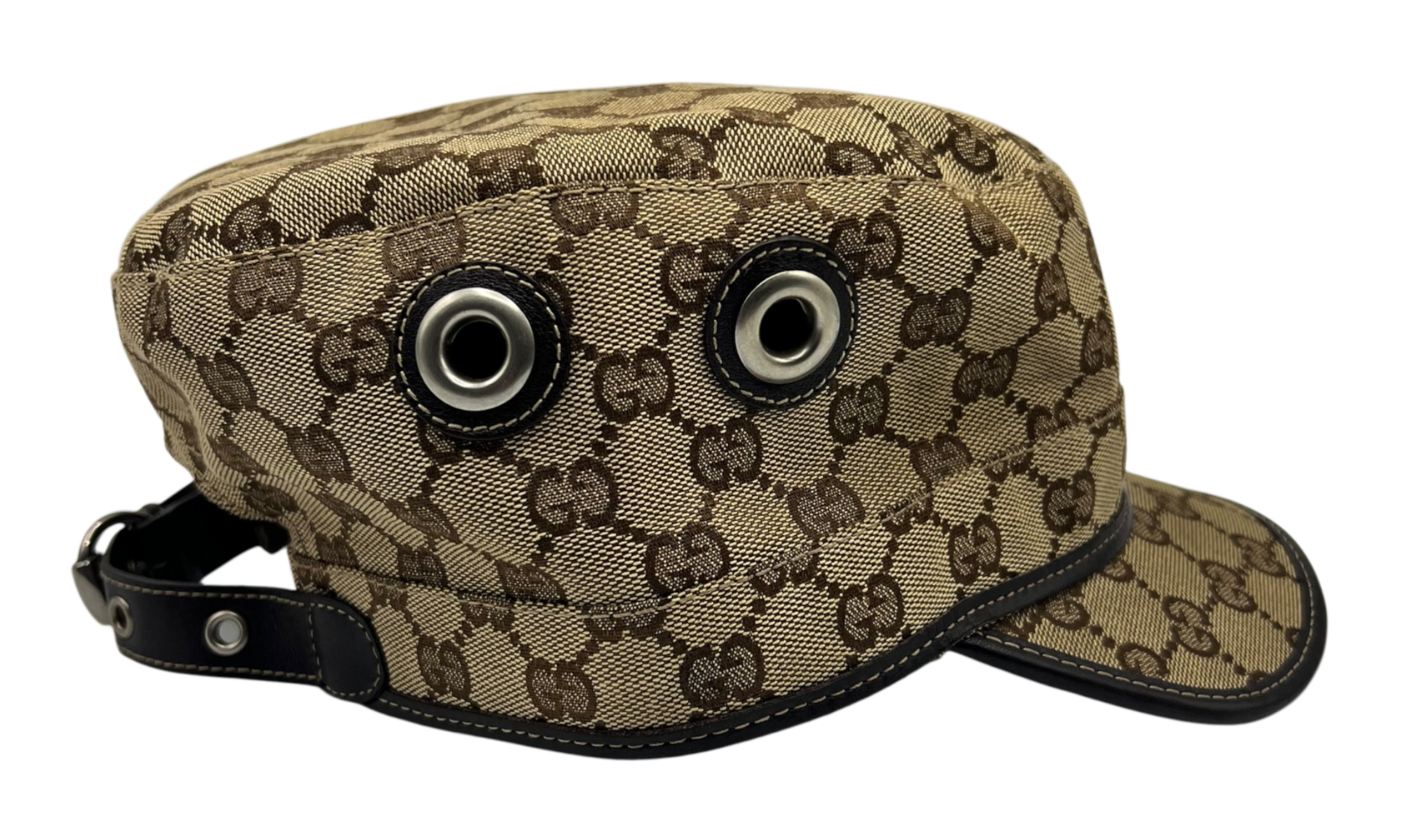 Gucci Monogram Military Cap (PreOwned)