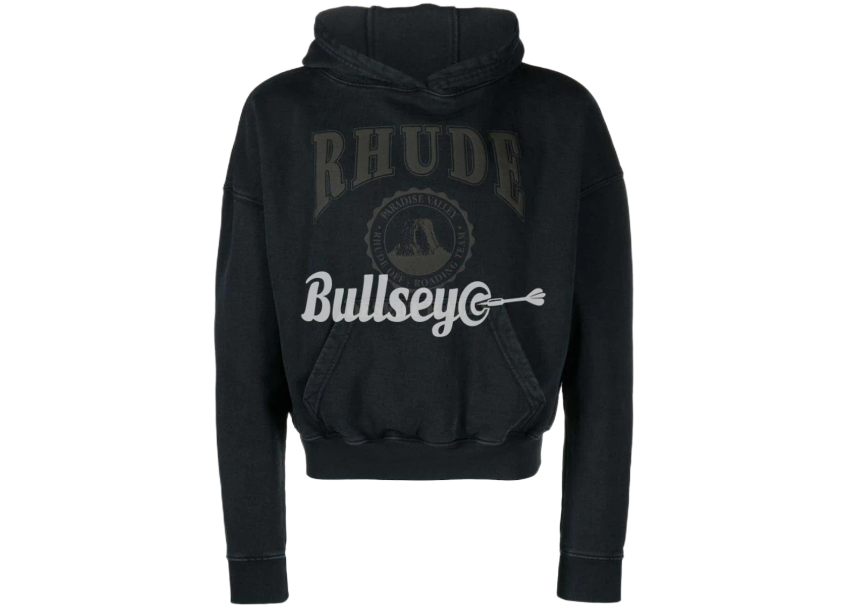 Rhude Cropped Desert Valley Hoodie Black-Bullseye Sneaker Boutique