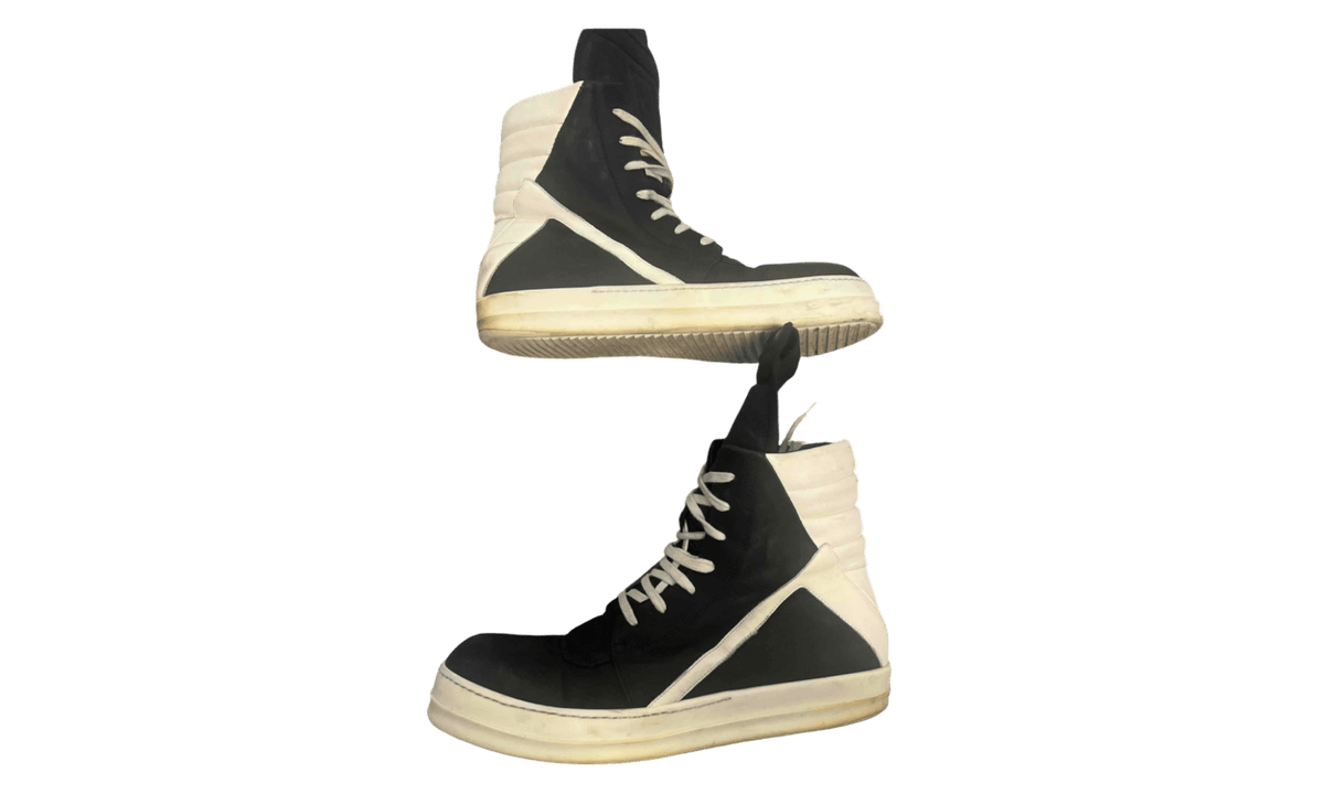 Rick Owens Black/Milk Concordians Geobasket (PreOwned) (No Box)