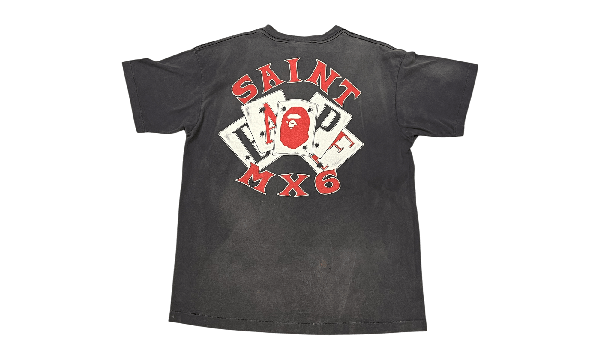 Bape x Saint Mxxxxxx Guns T-Shirt (Preowned)