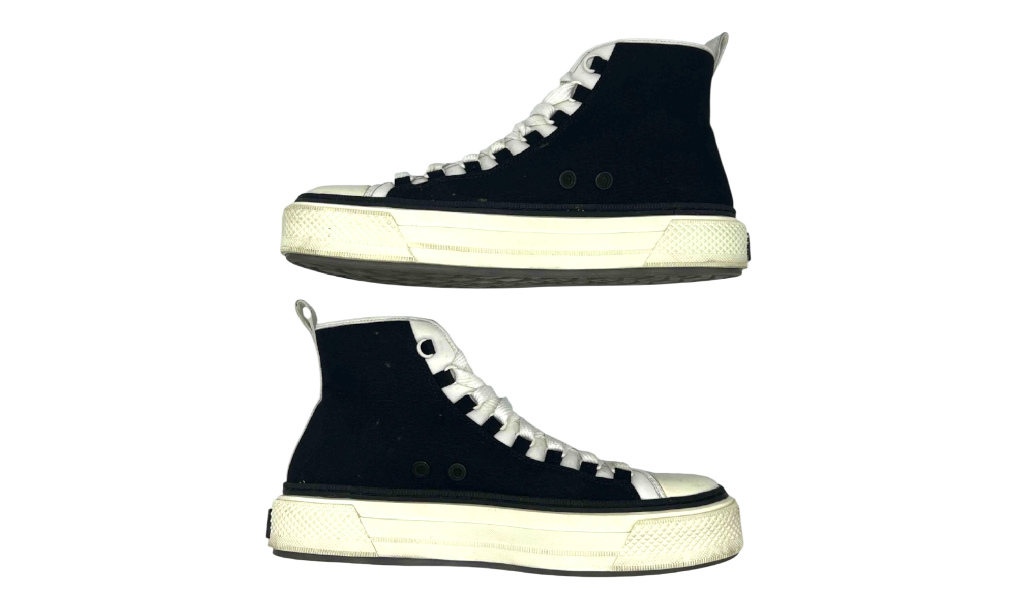 AMIRI M.A. Logo Court High Black White (PreOwned) (No Box)