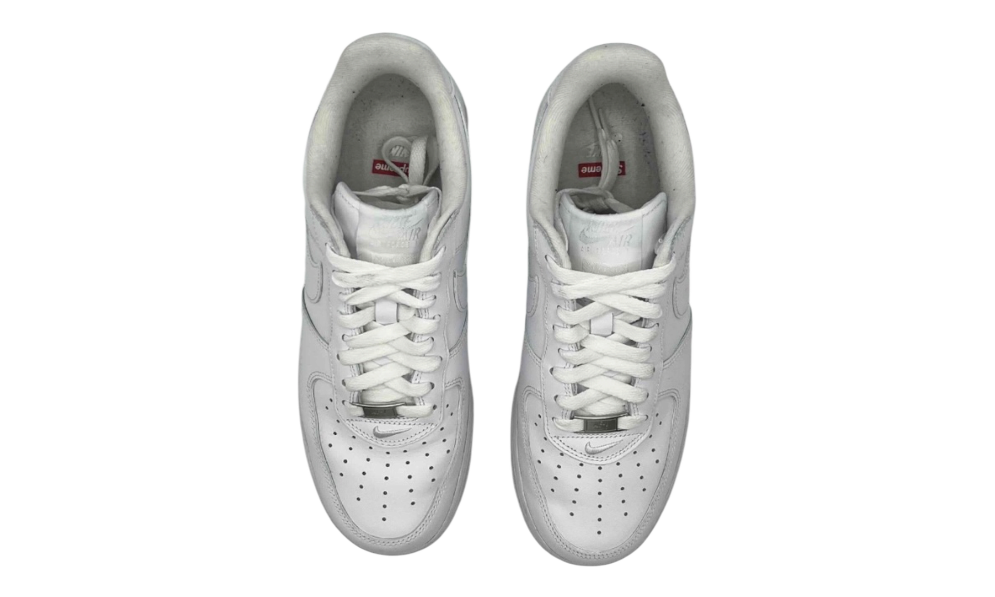 Nike Air Force 1 "Supreme" White (PreOwned) (No Box)