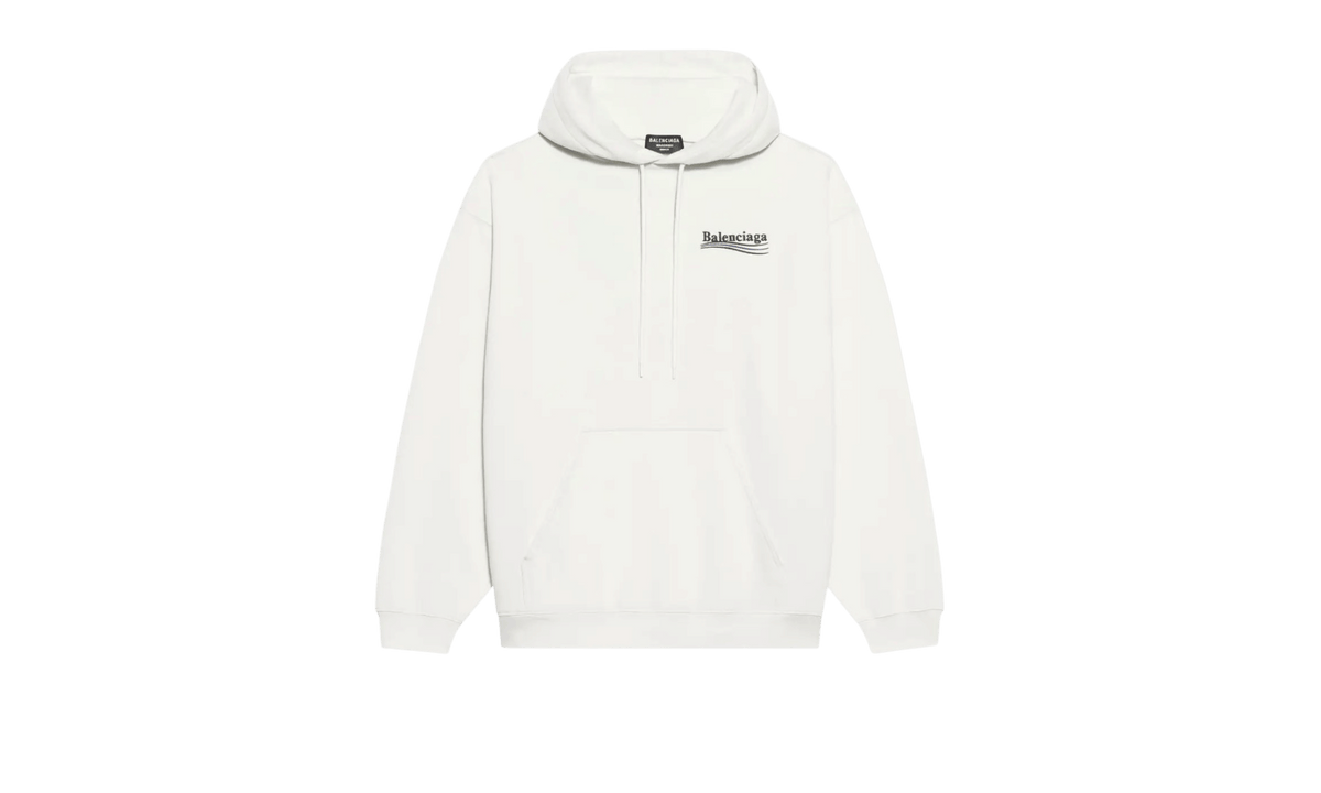 Balenciaga Political Campaign Hoodie White