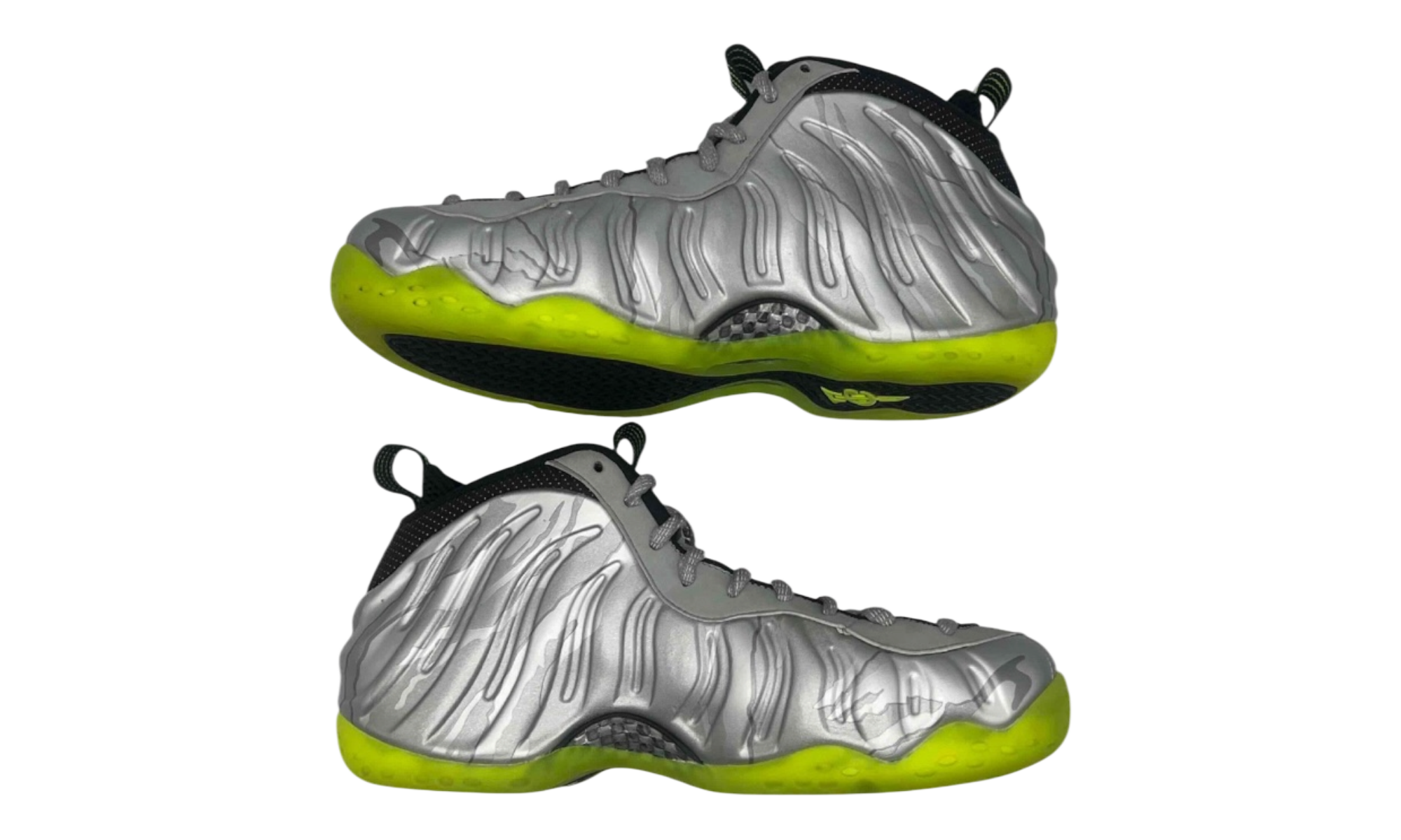 Nike Air Foamposite One Silver Volt Camo (PreOwned) (No Box)