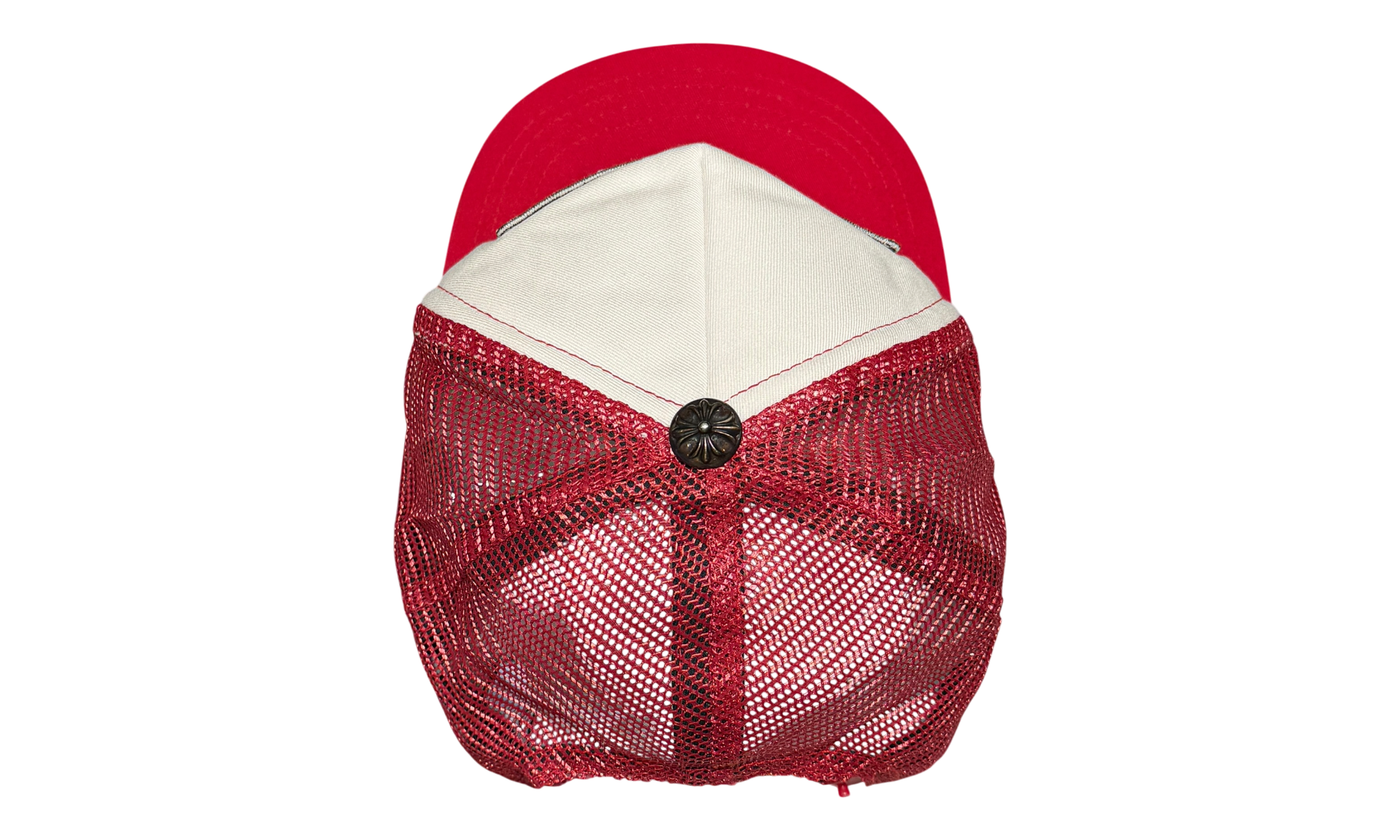Chrome Hearts Red Fuck Trucker Hat