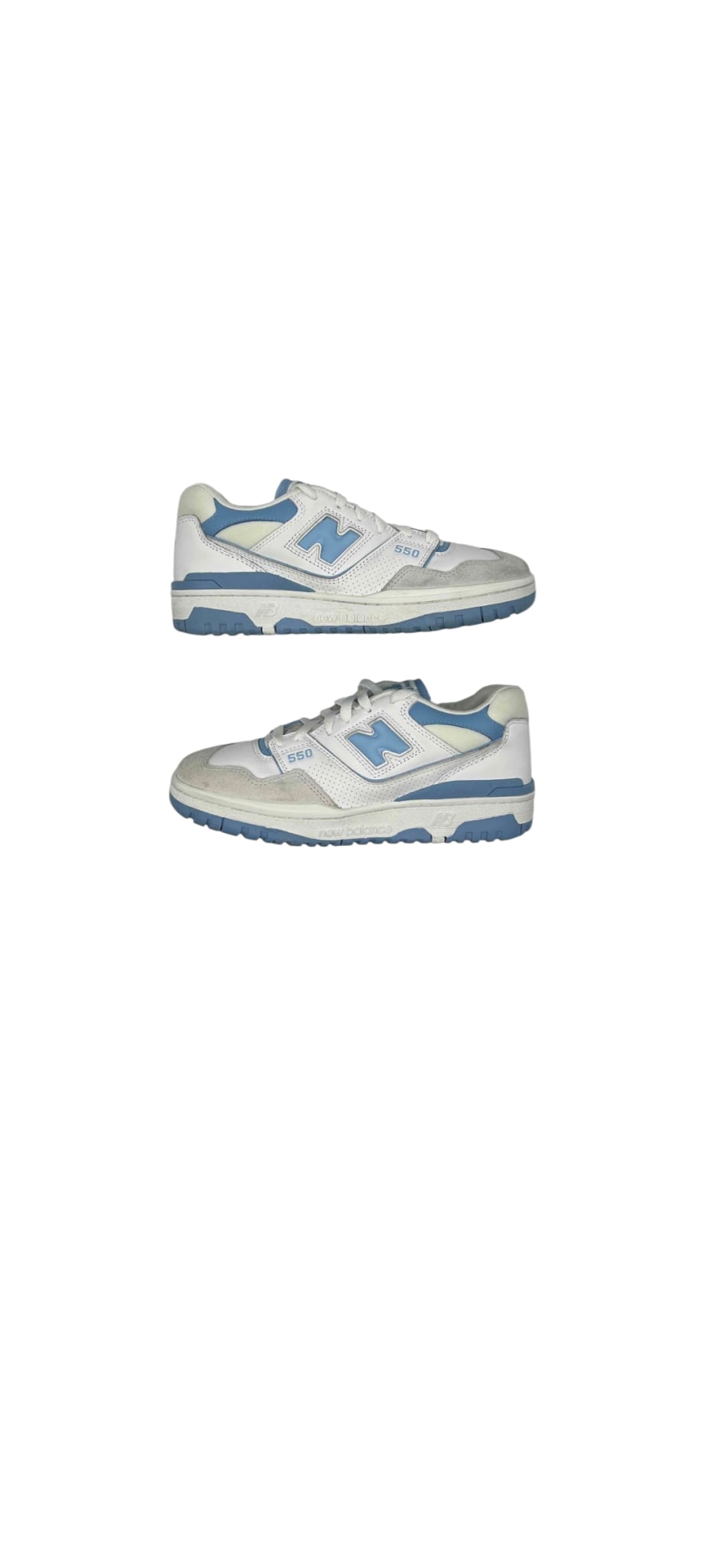 New Balance 550 White Blue Haze Rain Cloud (PreOwned)