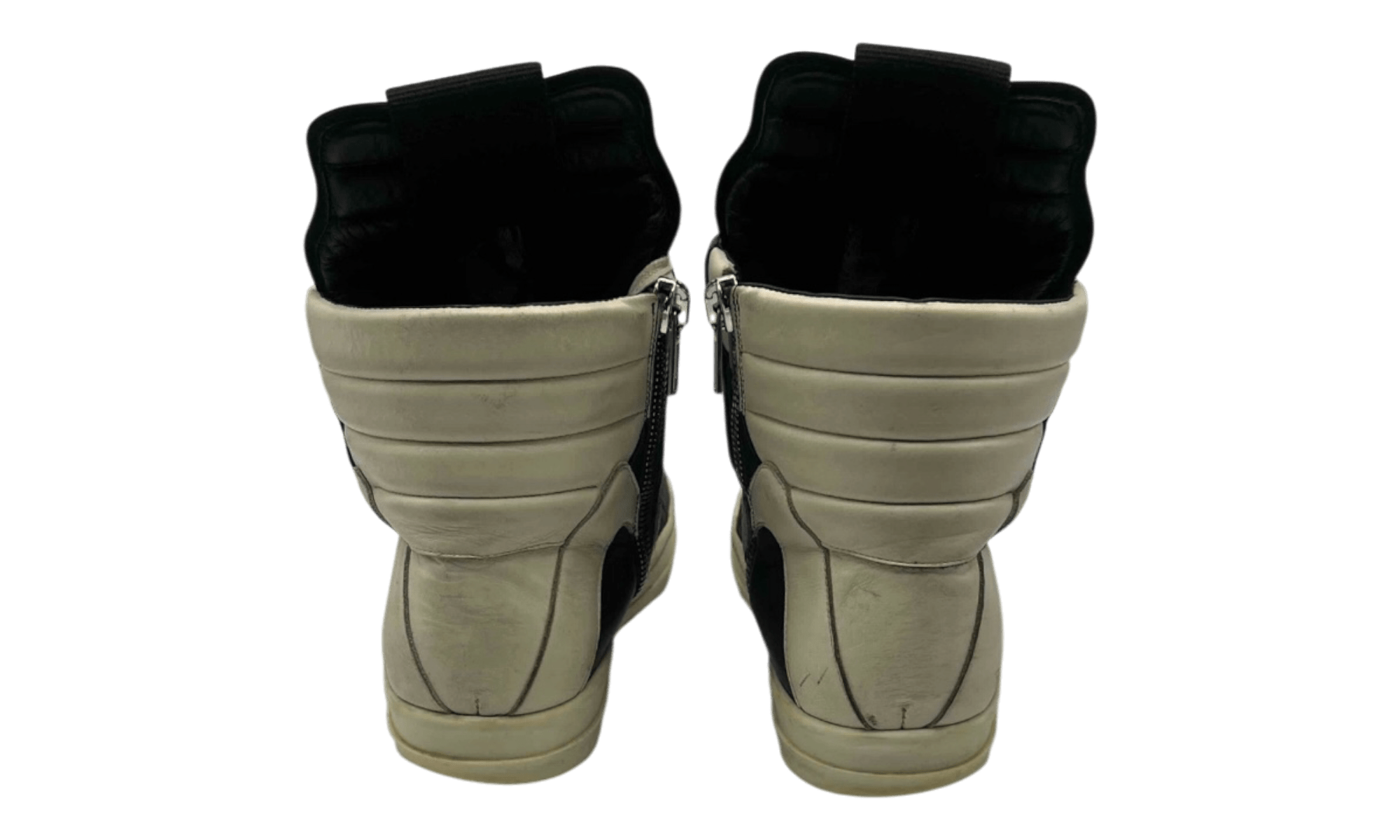 Rick Owens Black Temple Geobasket Sneakers (PreOwned) (No Box)