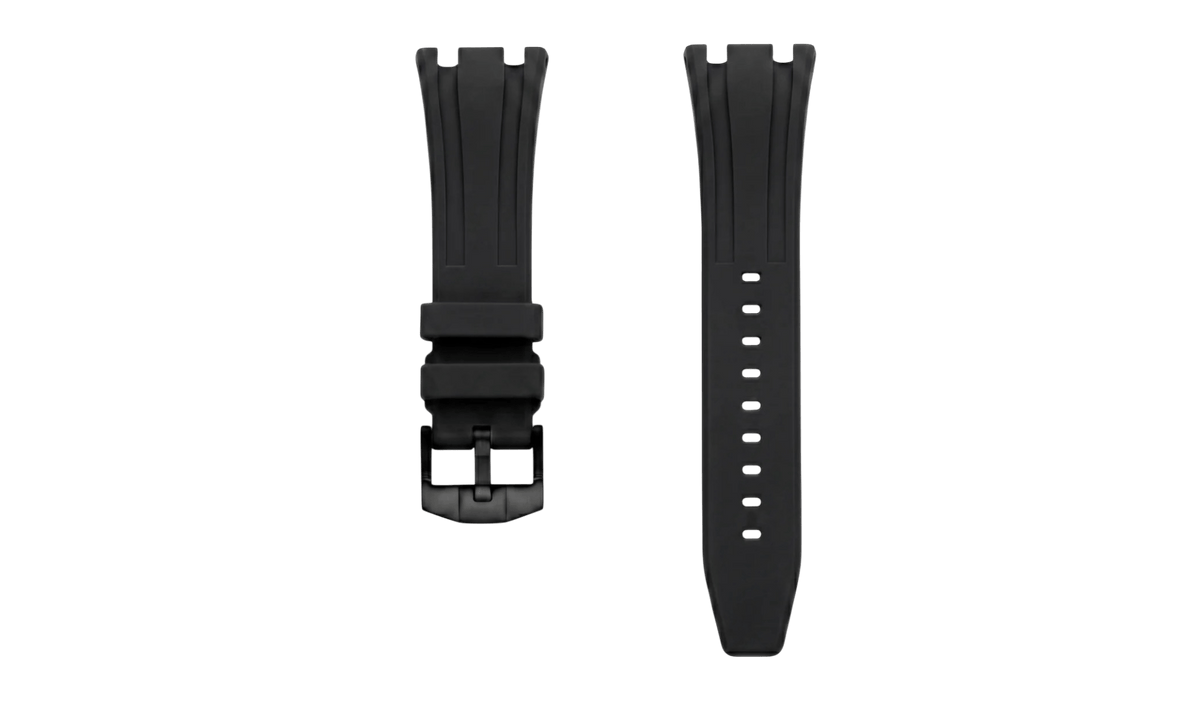 Swatch x Audemars Piguet AP Bioceramic Royal Pop Ocho Negro on Black Rubber Strap & White Case