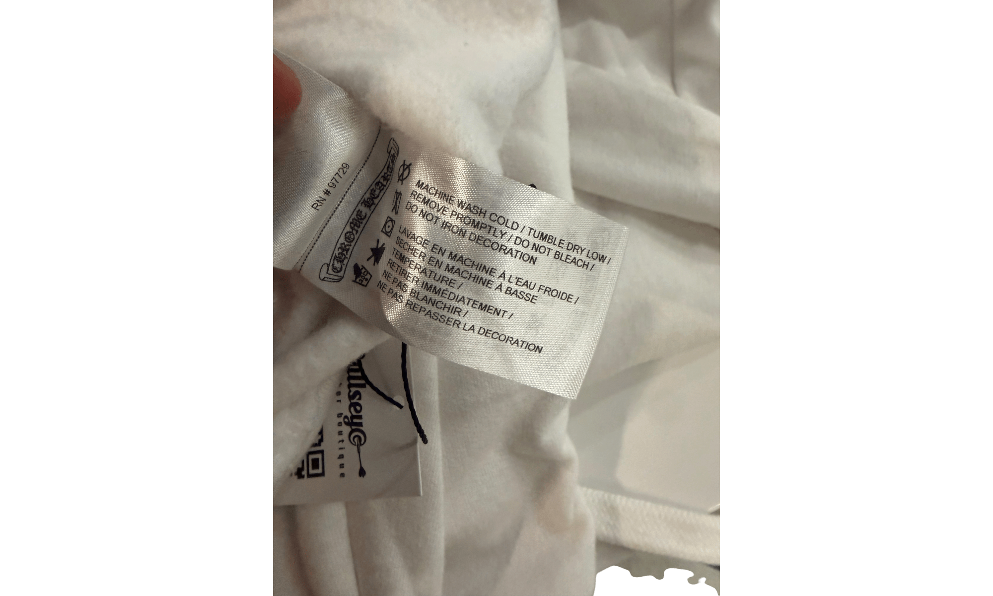 Chrome Hearts Yellow Plus Cross White Hoodie
