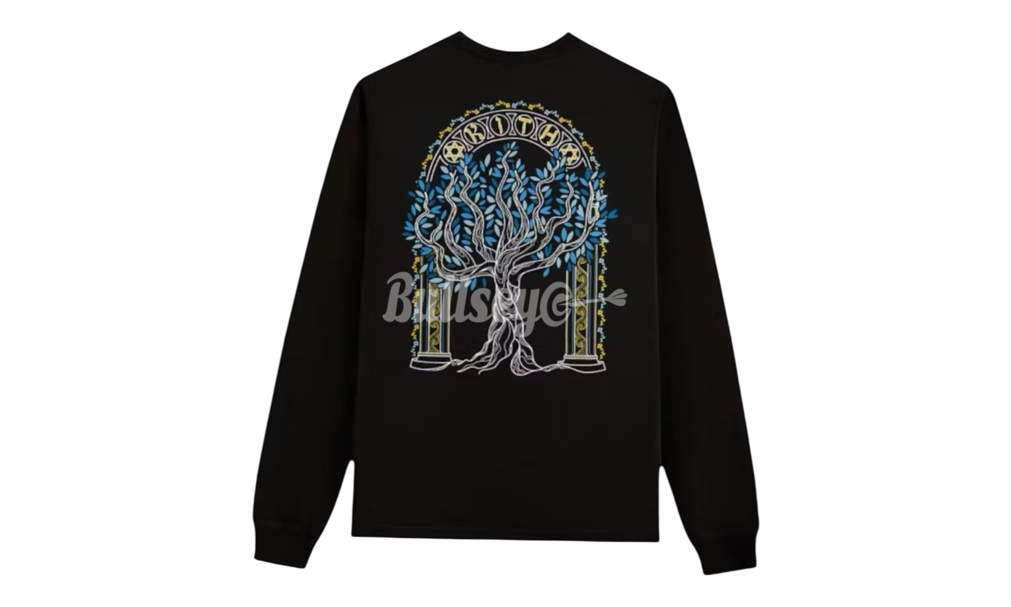 Kith Olive Tree Long Sleeve Black T-Shirt