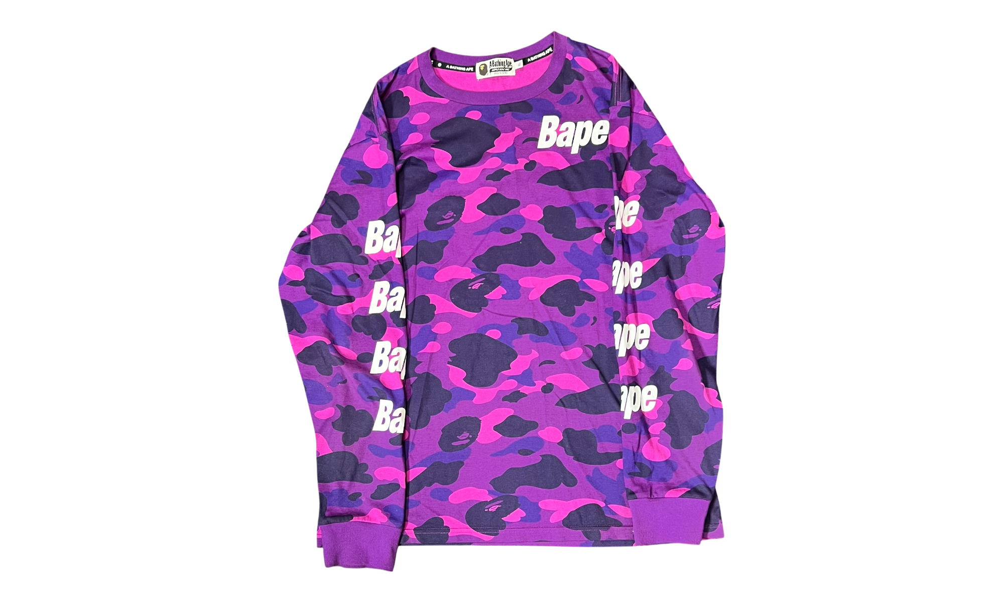 Bape Purple Camo Longsleeve (PreOwned)