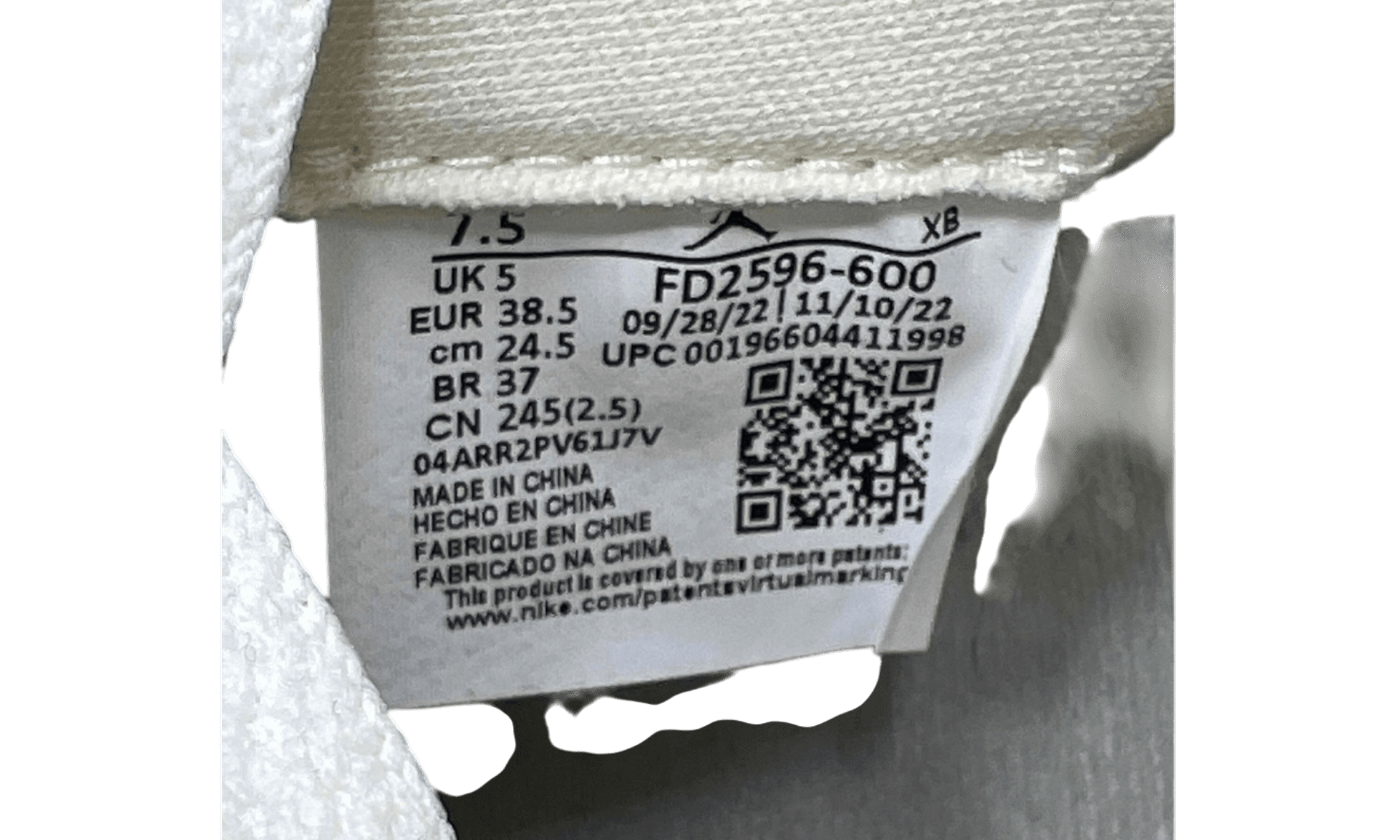 Air Jordan 1 Retro "Washed Pink" (PreOwned)