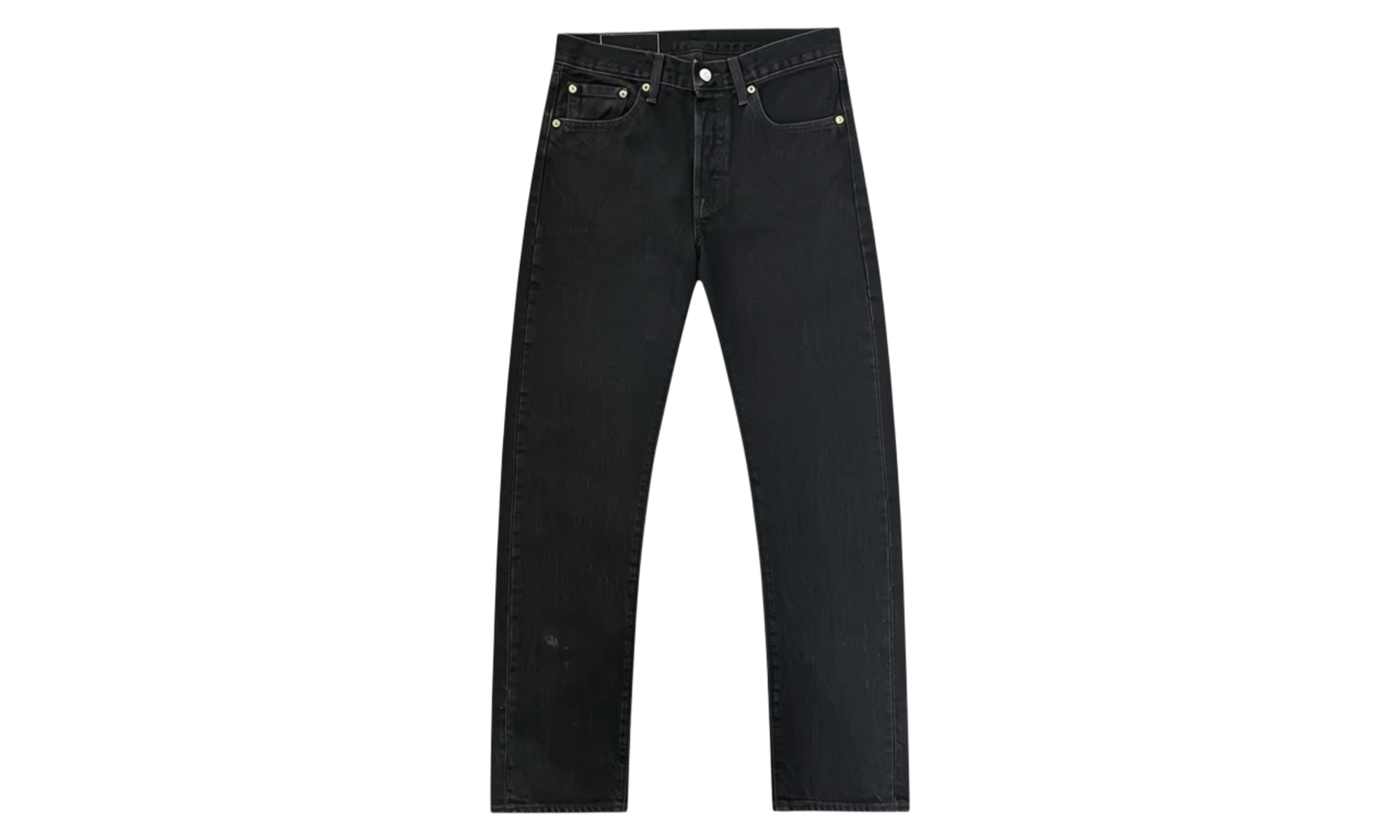 Denim Tears Metallic Gold Script Black Jeans (PreOwned)