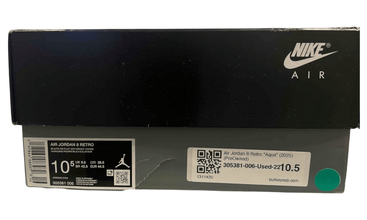 Air Jordan 8 Retro "Aqua" (2025) (PreOwned)