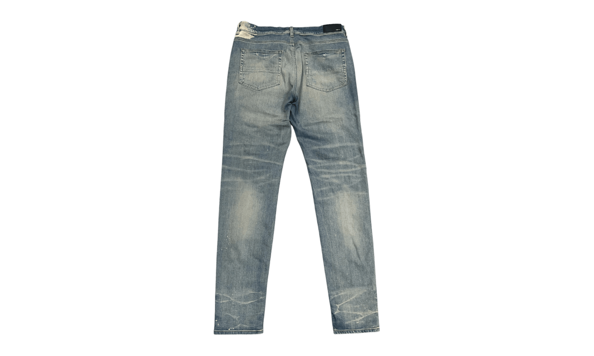 Amiri MX1 Tie Dye Patch Blue Jeans (PreOwned)