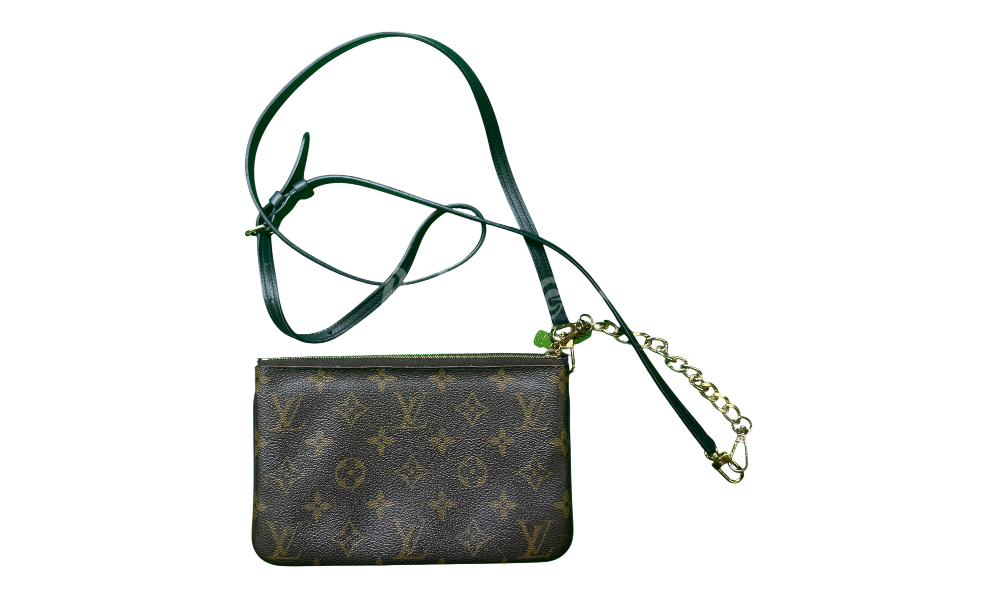 Louis Vuitton Pochette Double Zip Crossbody Bag Monogram Giant Reverse (M69203)