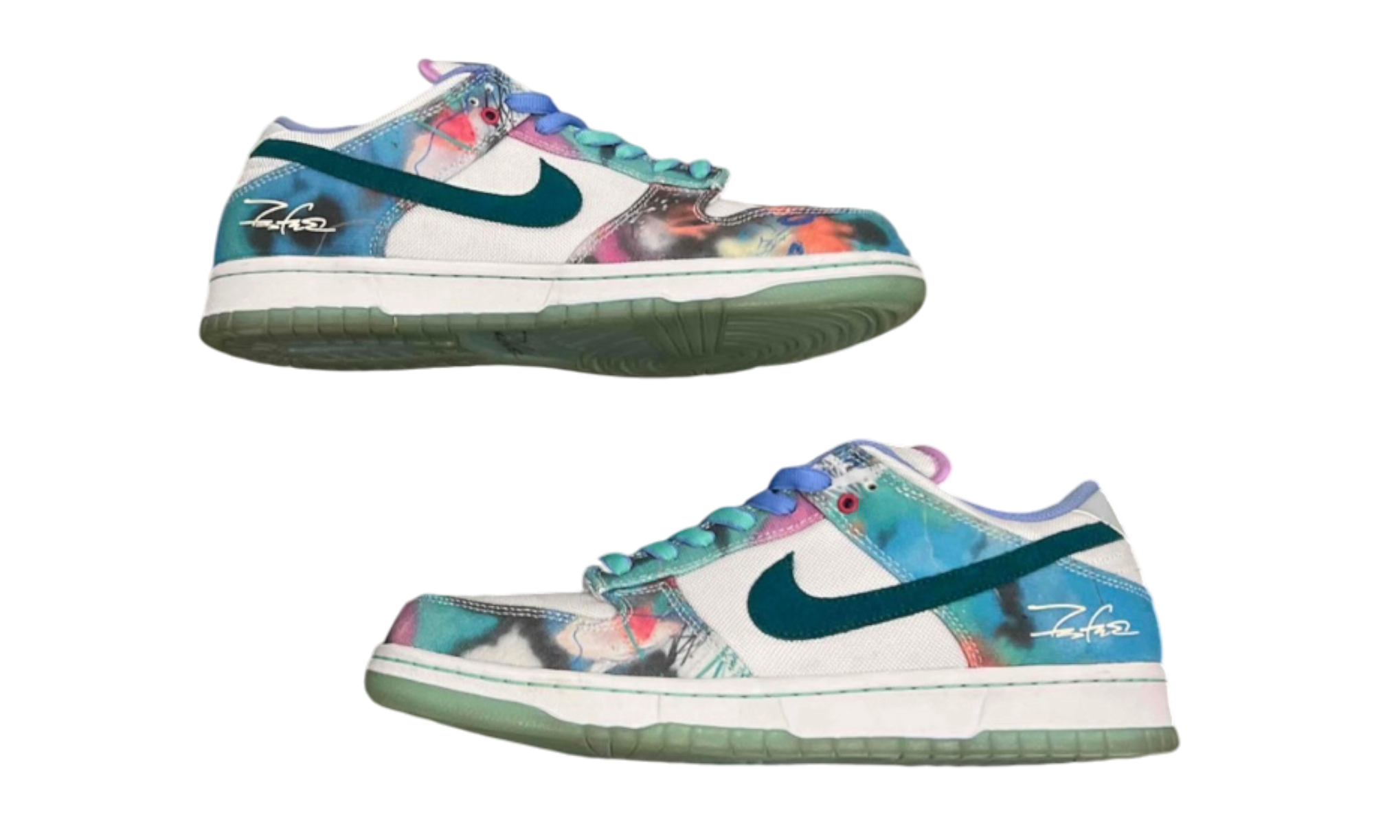 Nike SB Dunk Low "Futura Laboratories Bleached Aqua" (PreOwned)
