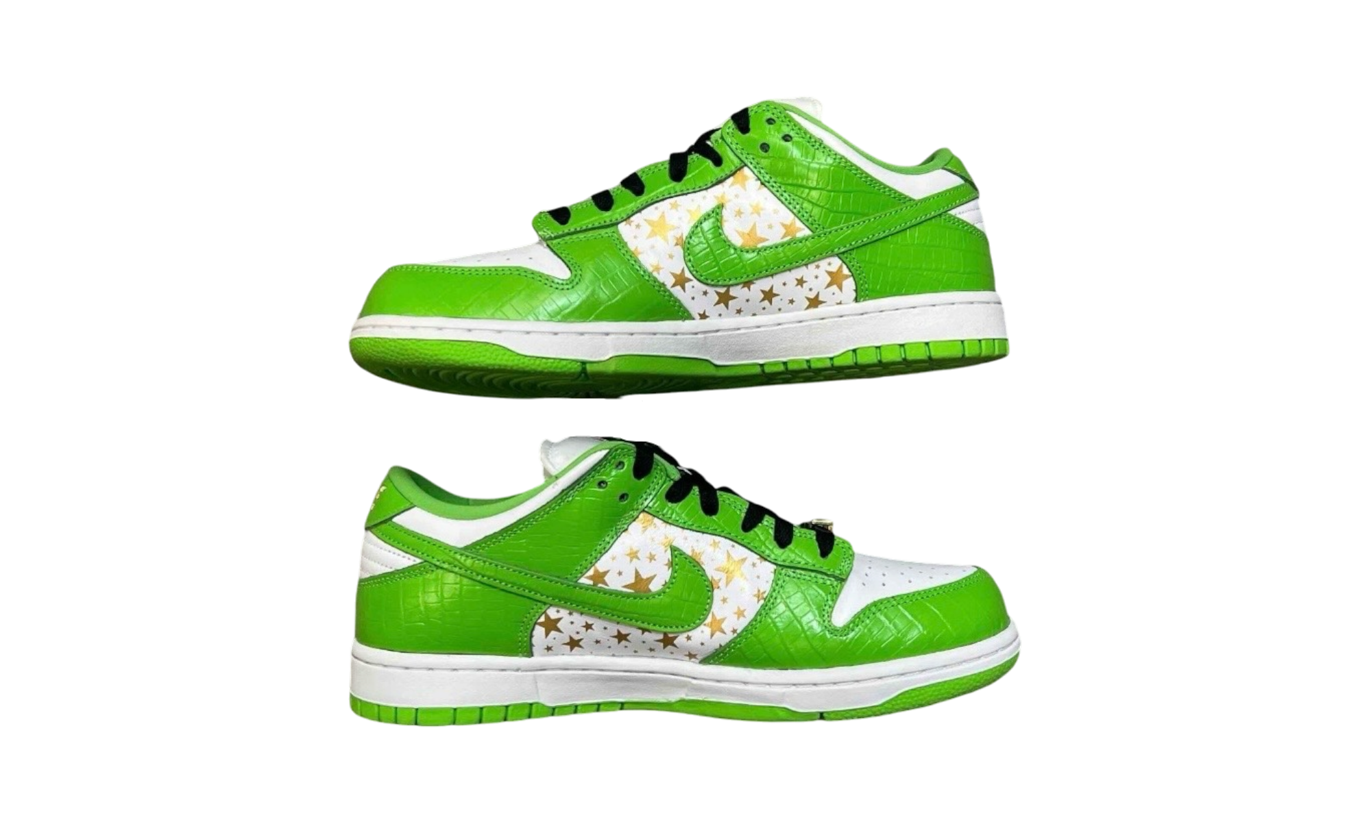 Nike SB Dunk Low Supreme Stars Mean Green (2021)(PreOwned)
