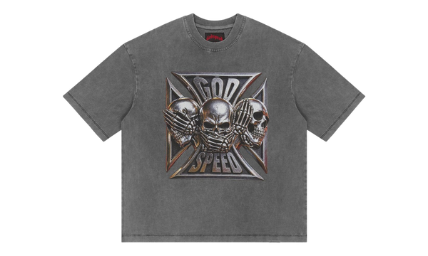 Godspeed Omerta Washed Grey T-Shirt