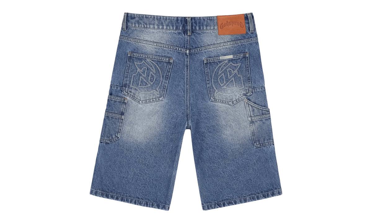 Godspeed Twin Panel Blue Denim Shorts