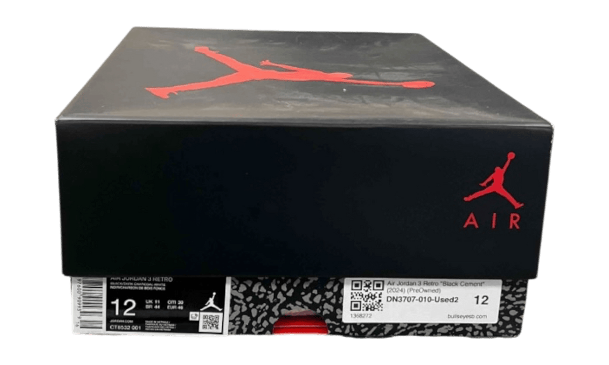 Air Jordan 3 Retro "Black Cement" (2024) (PreOwned)