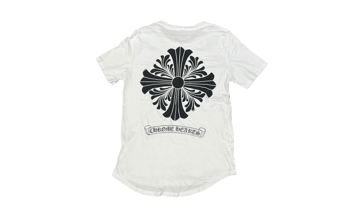 Chrome Hearts Vintage Scroll Cross White T-Shirt (PreOwned)