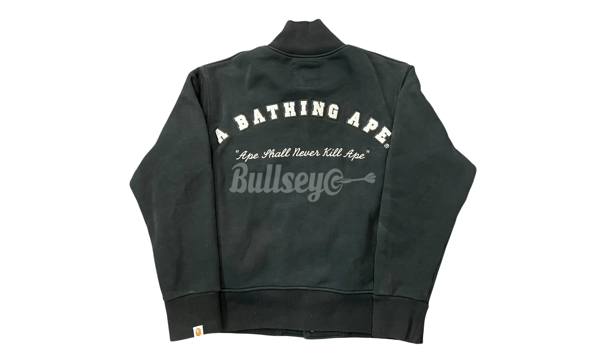 Bape College Black Varsity Hooded Jacket (PreOwned)