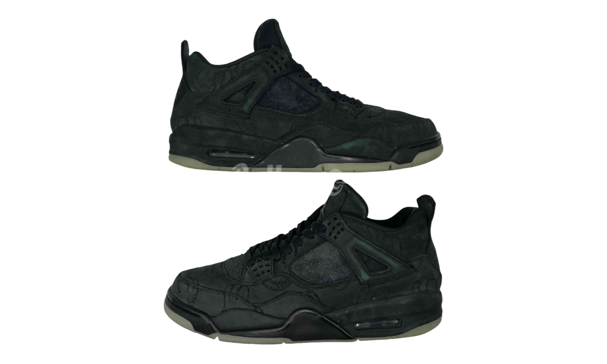 Air Jordan 4 Retro "Kaws Black" (PreOwned) (No Box)