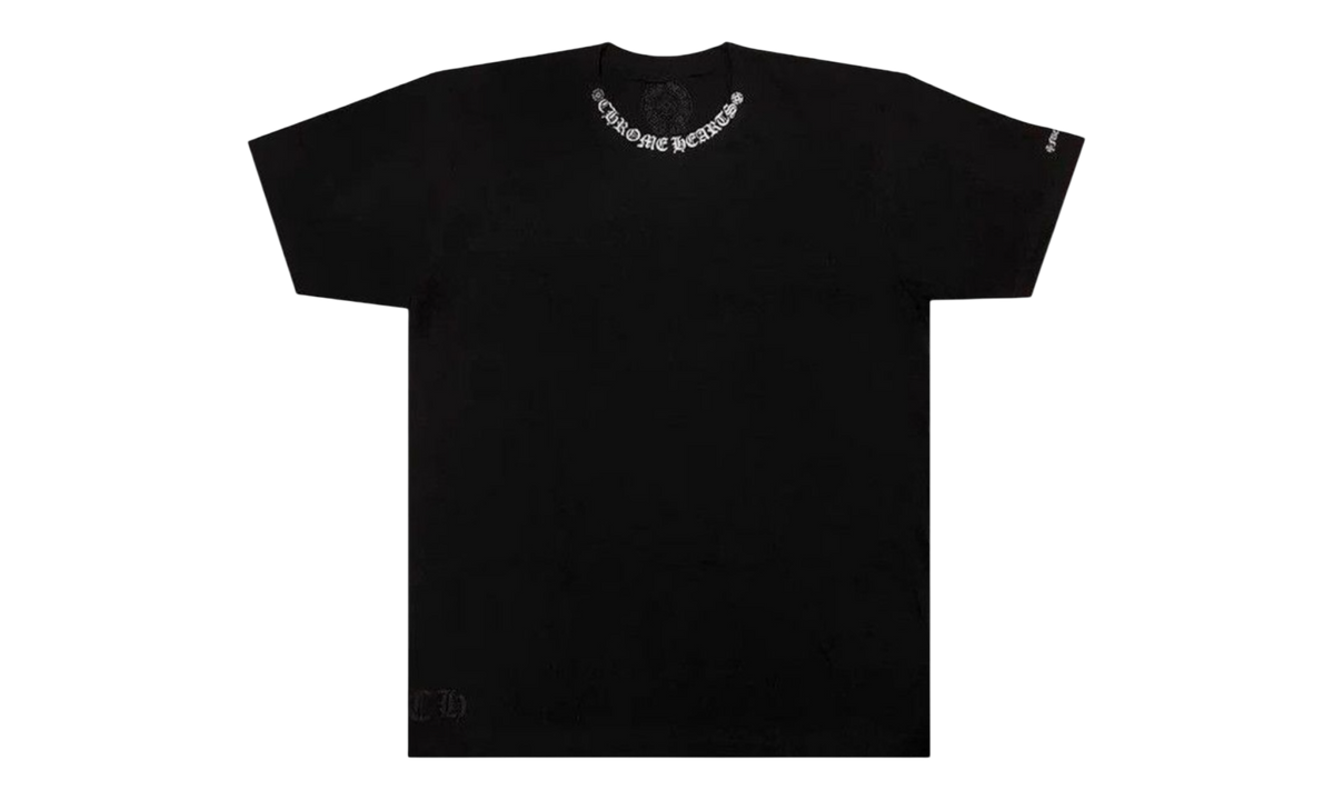 Chrome Hearts Neck Letters Black/White T-Shirt