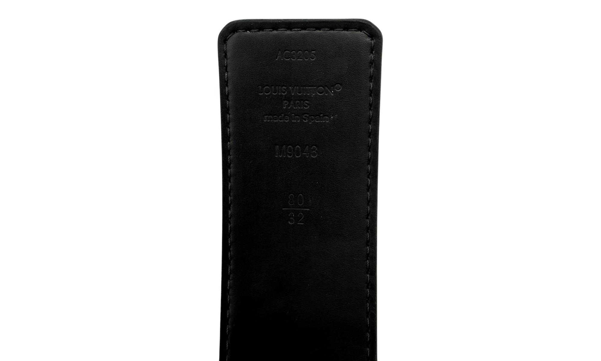 Louis Vuitton LV Initiales Reversible Black Monogram Belt (PreOwned)