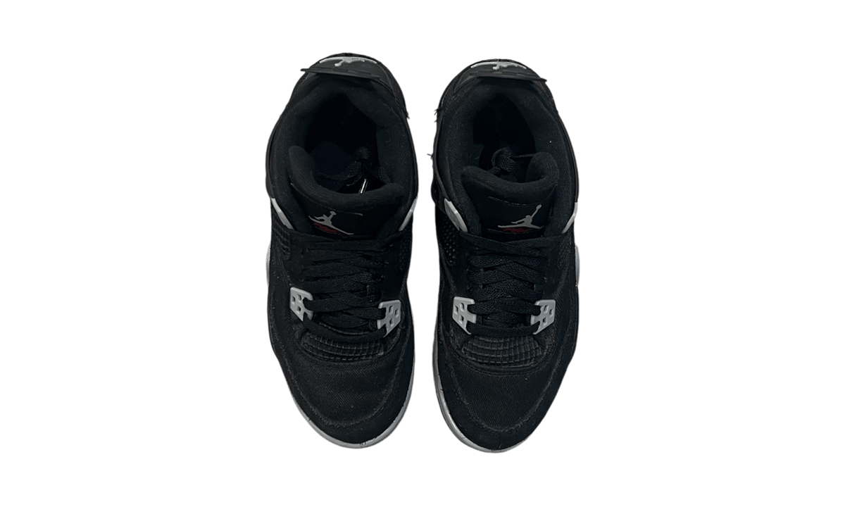 Jordan 4 Retro Black Canvas (GS) (PreOwned)