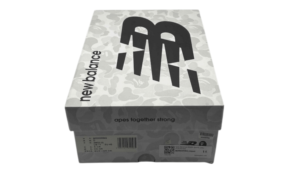 New Balance 2002R BAPE Grey (PreOwned)