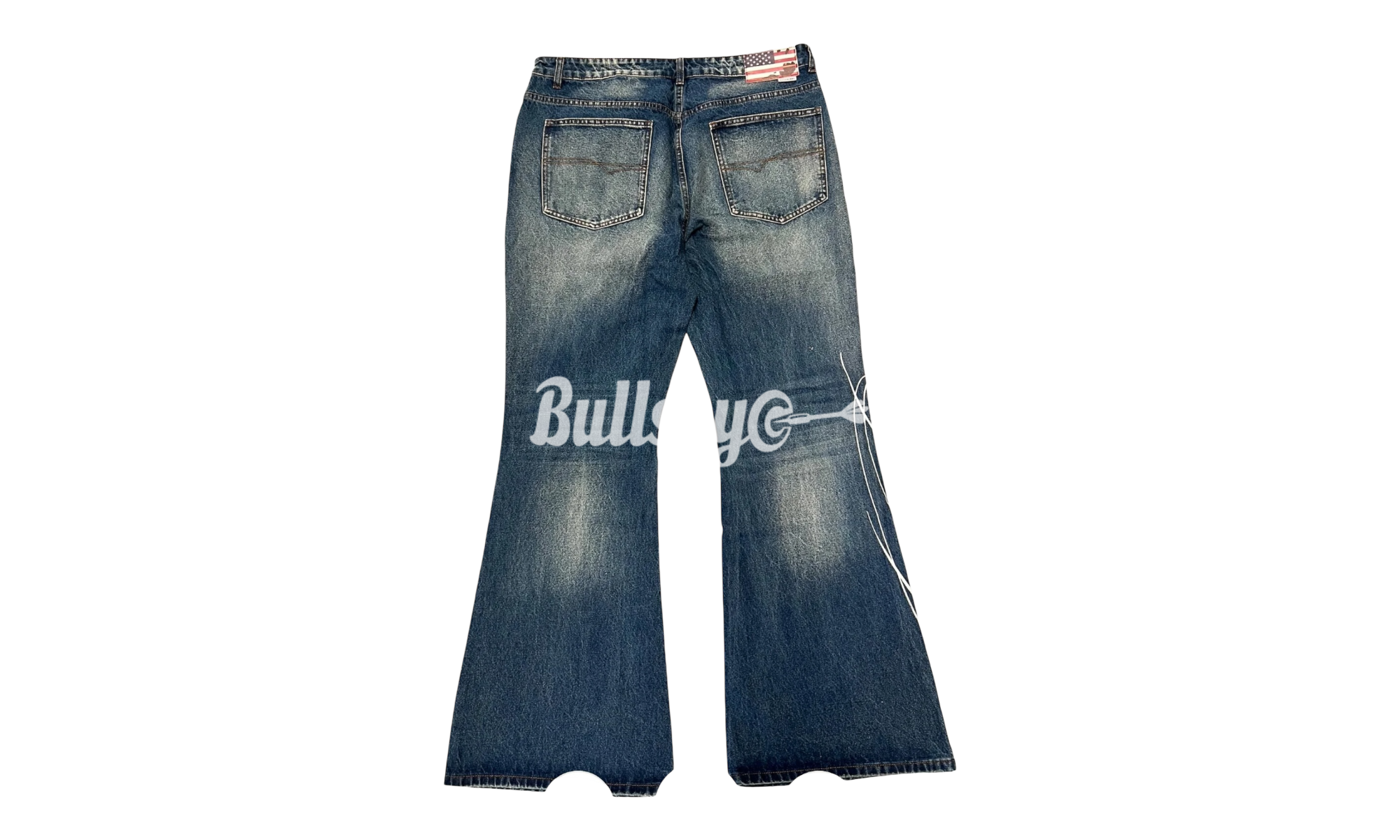 Raspberry Hills Script Logo Denim Jeans
