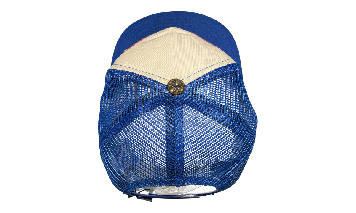 Chrome Hearts White/Blue CH Trucker Hat (PreOwned)