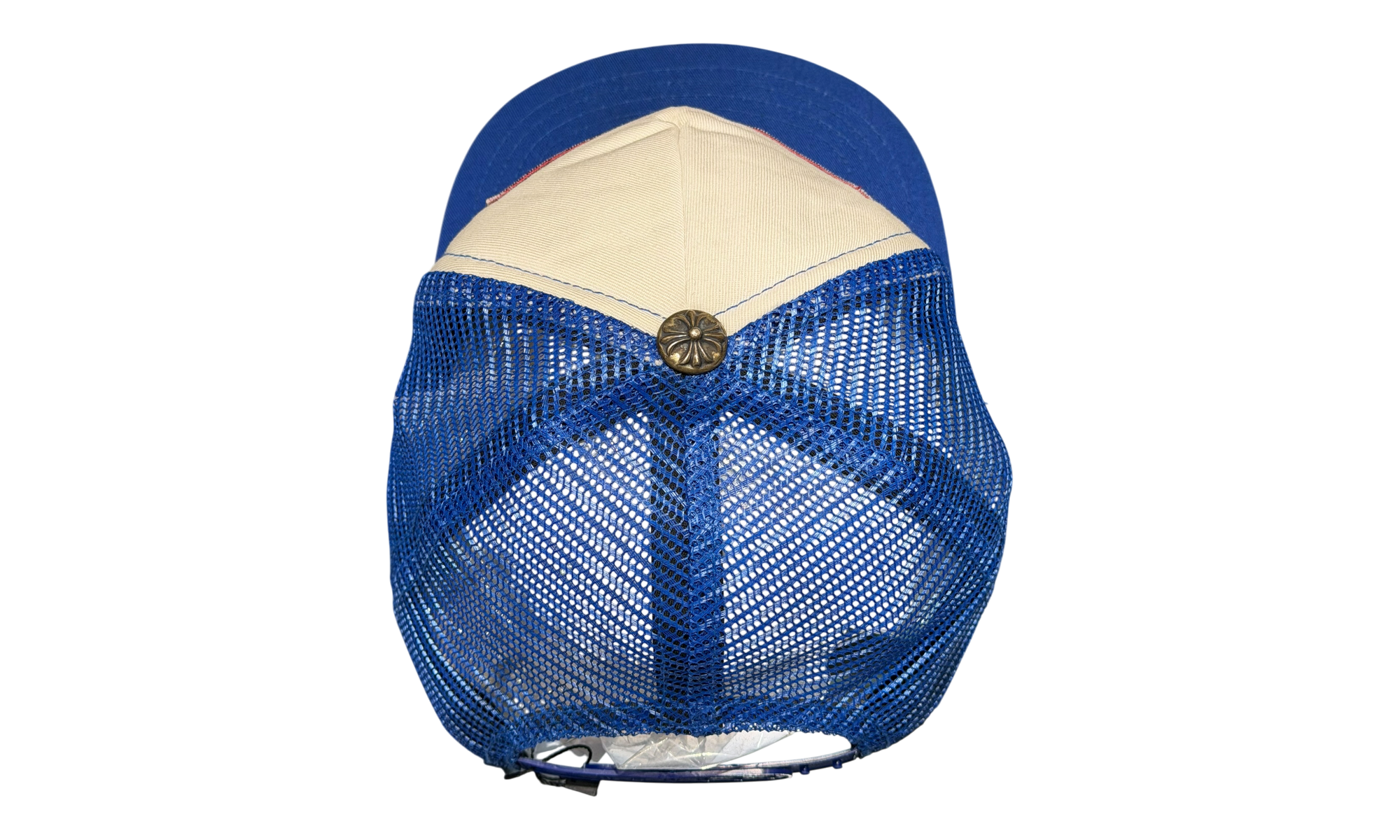 Chrome Hearts White/Blue CH Trucker Hat (PreOwned)