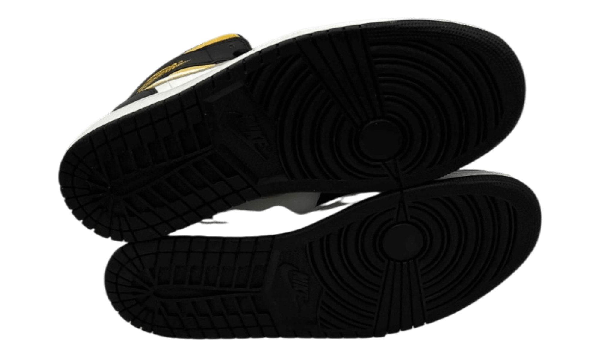 Jordan 1 Mid White Pollen Black (PreOwned) (No Box)