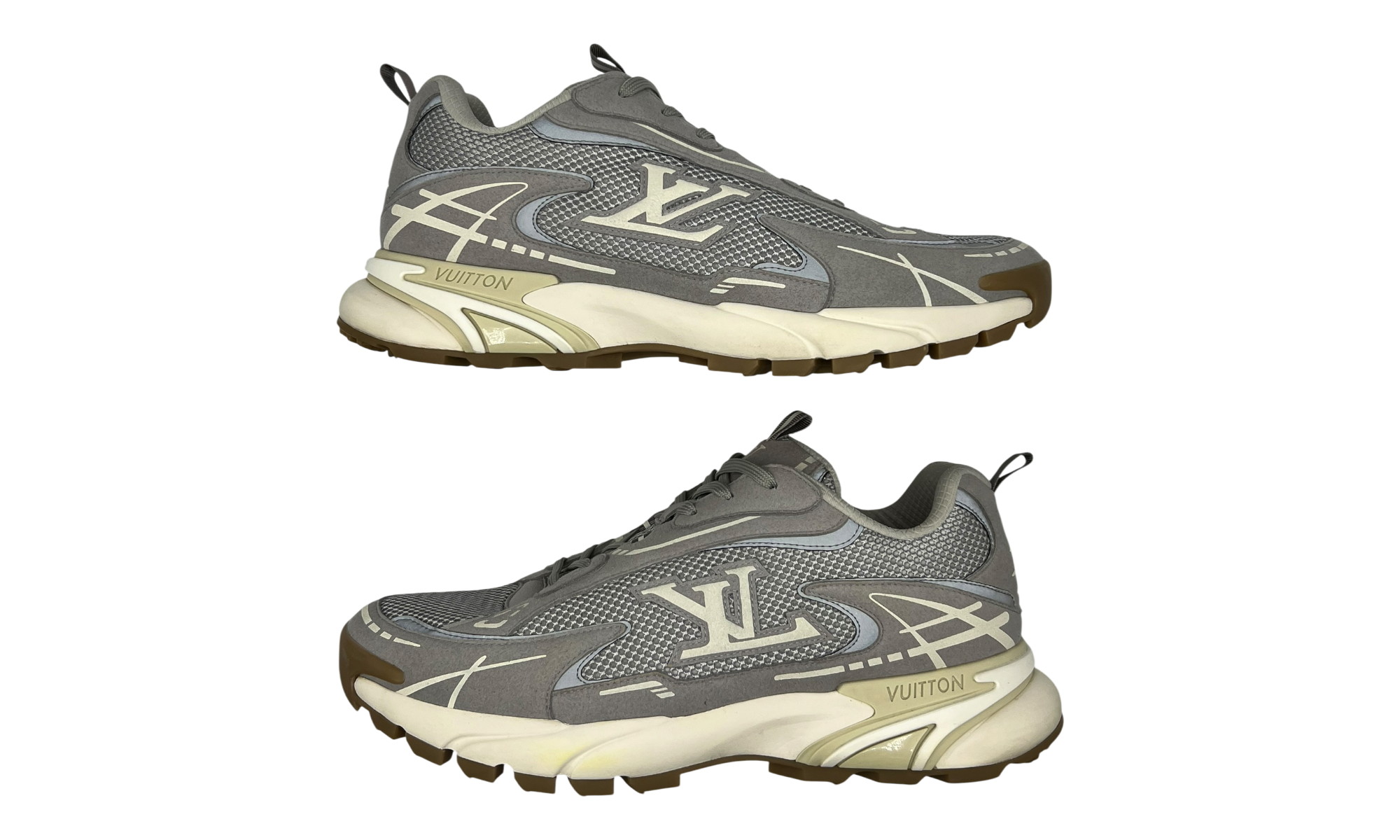 Louis Vuitton Grey Gum Tatic Runner (PreOwned)