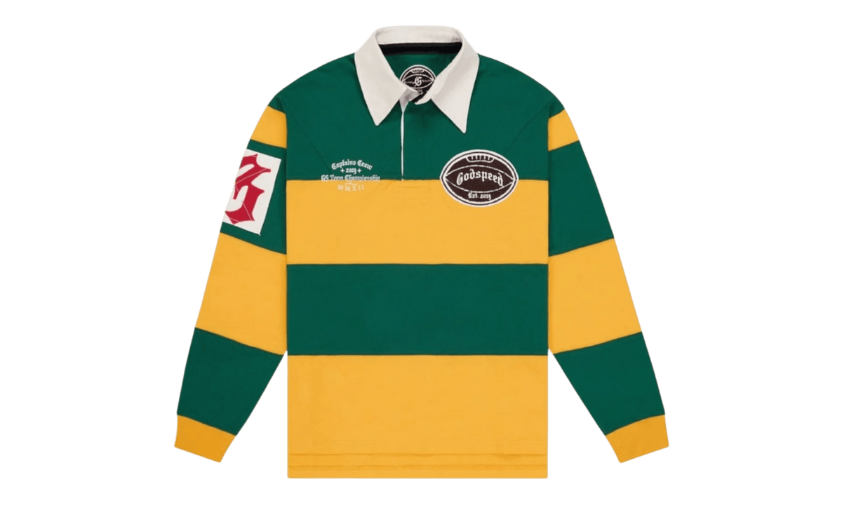 Godspeed Classic Field Rugby Shirt Green/Yellow