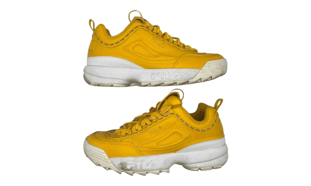 Fila Disruptor II Premium Repeat Canary Yellow (PreOwned) (No Box)