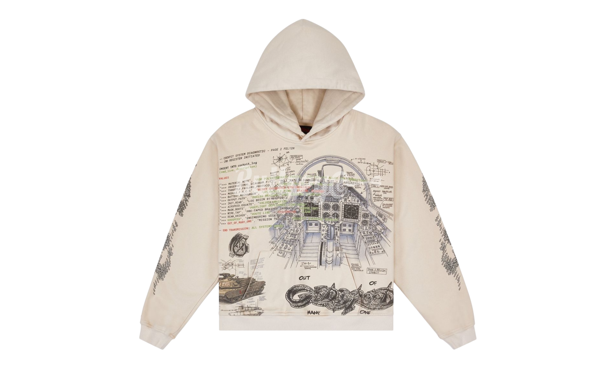 Godspeed Art of War Bone Hoodie
