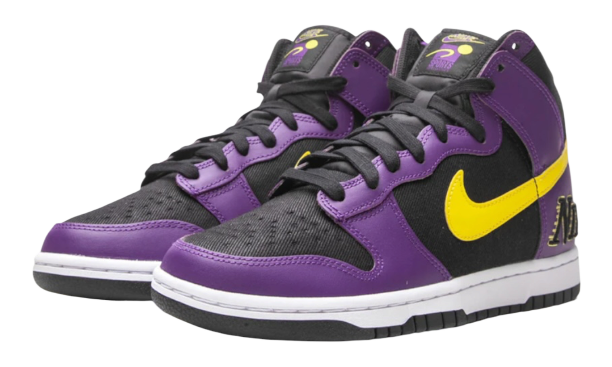 Nike Dunk High EMB Lakers