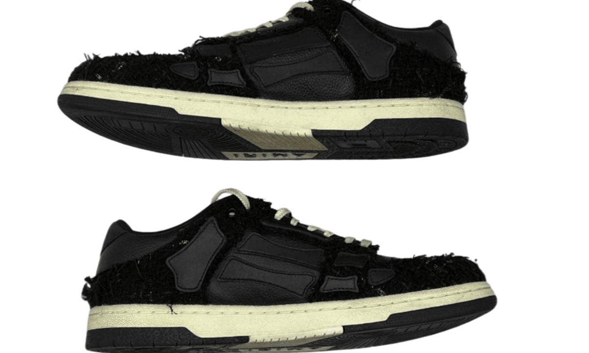 Amiri Skel Low Top Furry Sneaker (PreOwned)
