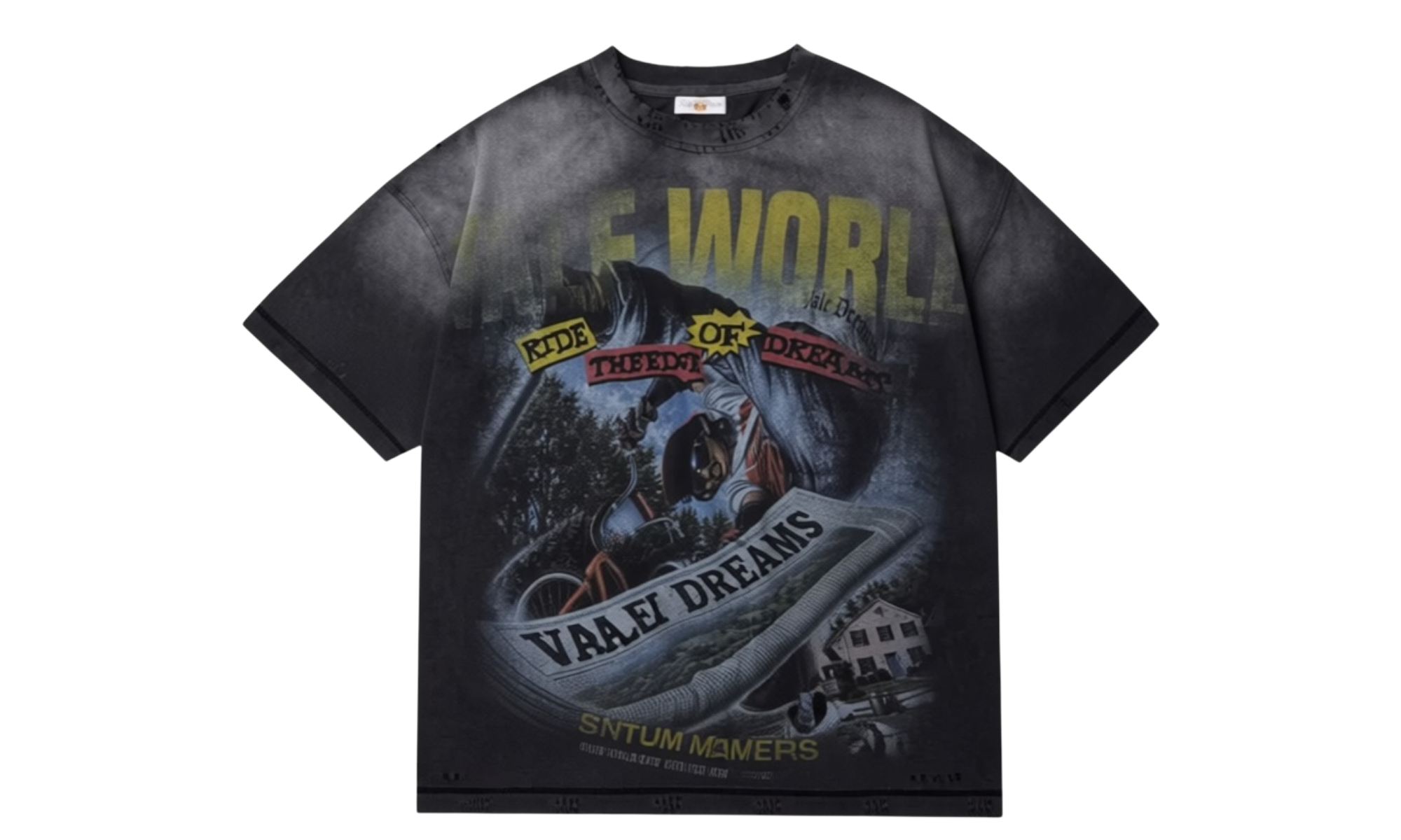 Vale Forever Newpaper Black T-Shirt