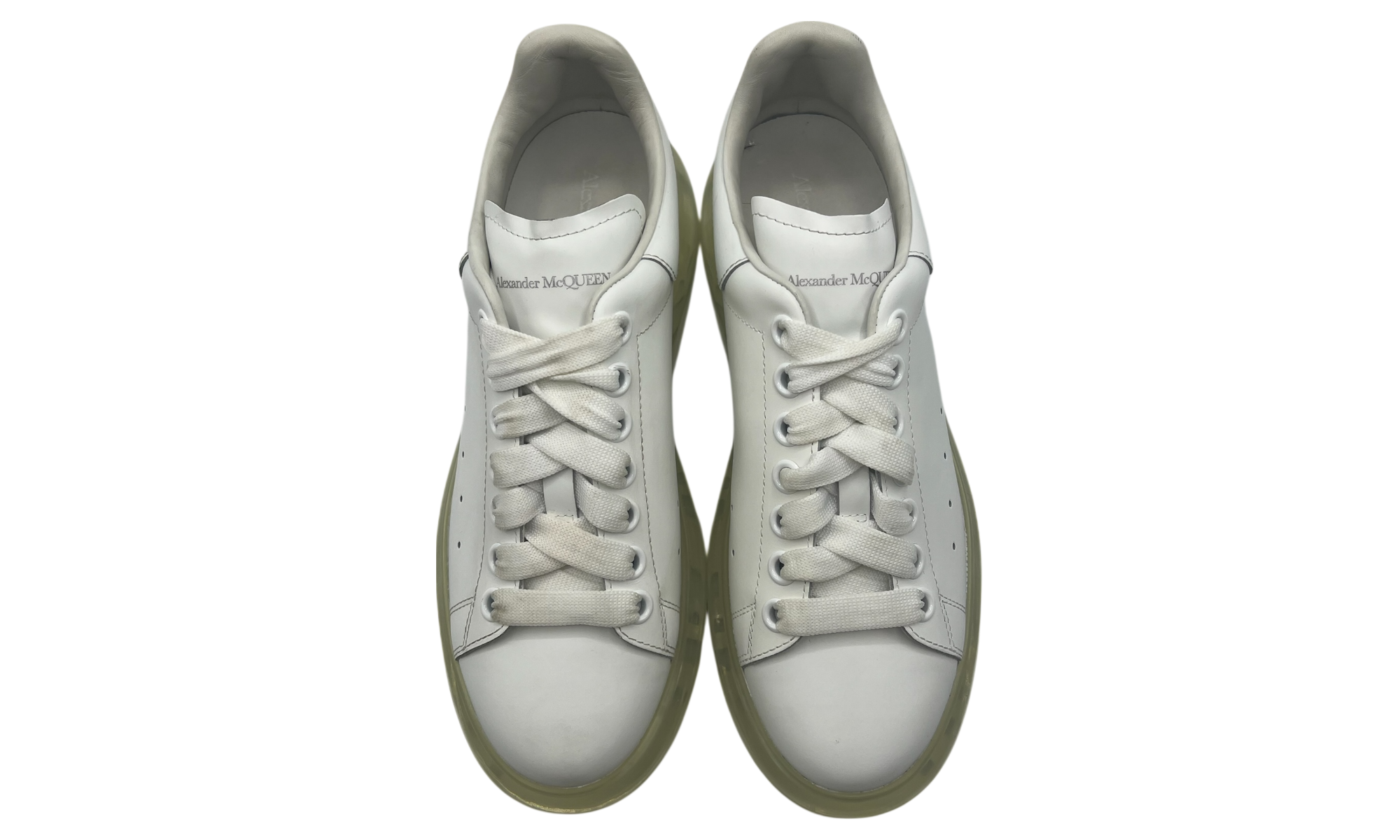 Alexander McQueen Oversized "Clear Sole White" (PreOwned)