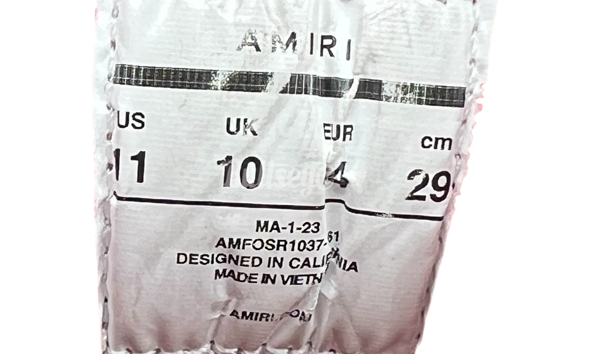 AMIRI MA-1 Alabaster Red (PreOwned) (No Box)