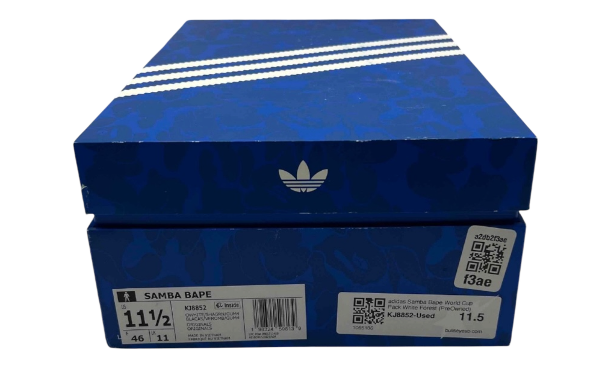 adidas Samba Bape World Cup Pack White Forest (PreOwned)